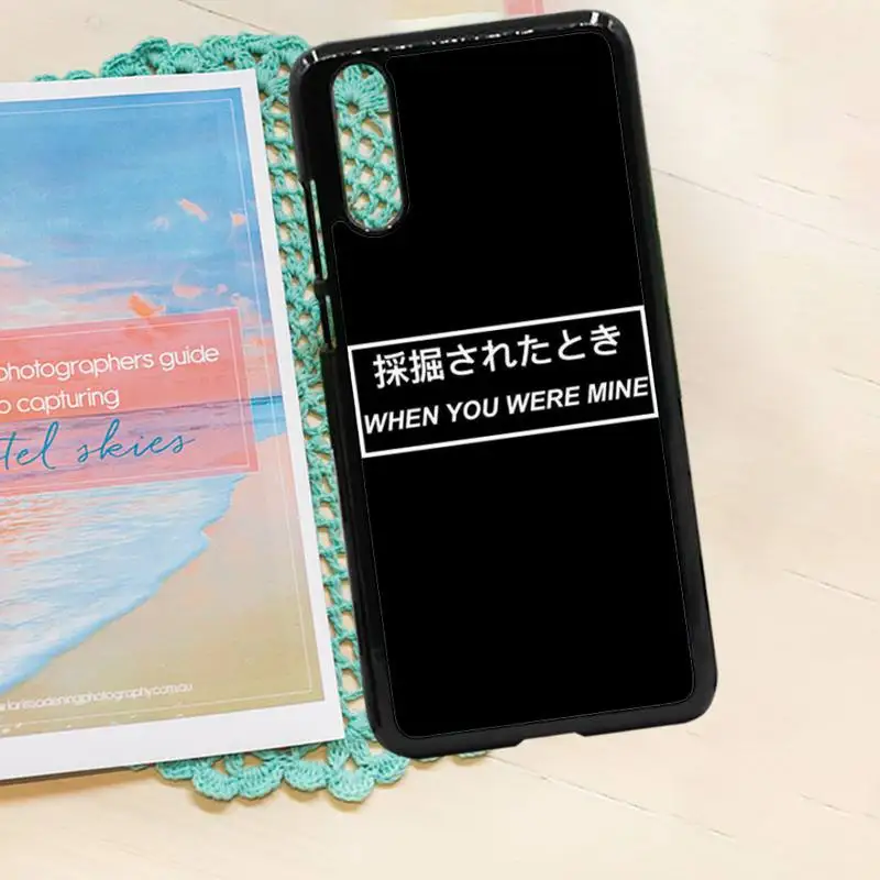 

Japanese Anime Aesthetic text letter quotes high quality Phone Case PC for iPhone 11 12 pro XS MAX 8 7 6 6S Plus X 5S SE 2020 XR