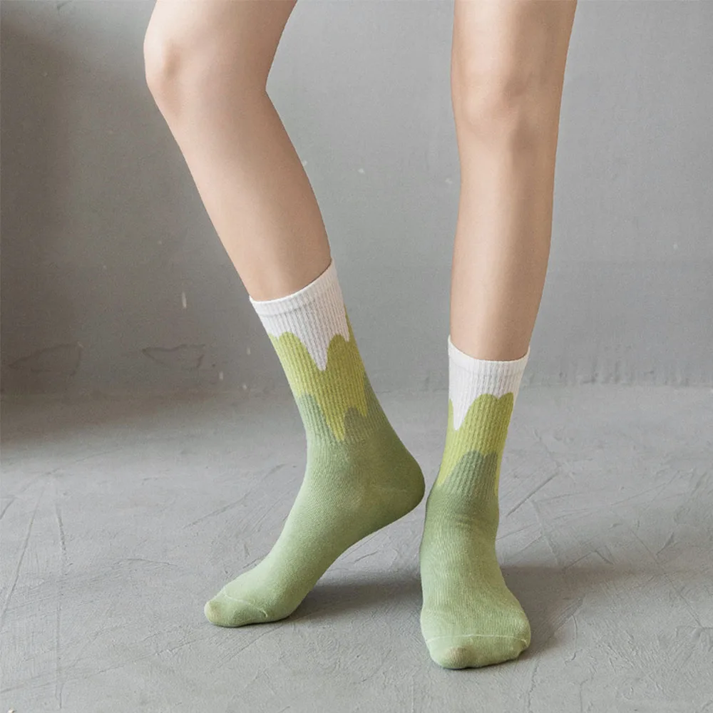 1 пара женские хлопковые гольфы 11 цветов | Женская одежда