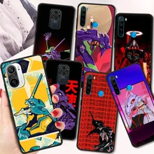Genesis E-Evangelion Anime Fundas Shockproof Case For Redmi Note 10 9 9s 8 8T 7 Pro Black Soft Cover For Redmi 9A 9C 8 8A Shell