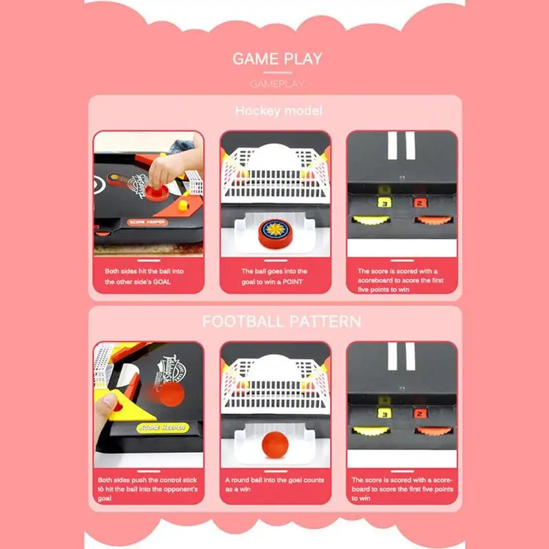 Новая мини головоломка для хоккея на воздухе Настольная игра игры в футбол