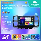 Автомагнитола 2 Din Android Авто Видео DSP GPS навигация Авто Carplay для Citroen C5 Aircross 2017 2018 2019 2020 2021 DVD плеер