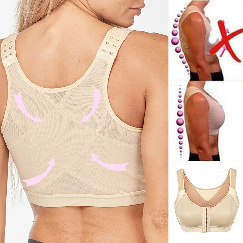 

Layout chain lift shock-proof sports bra fitness vest breathable underwear cross-back corset