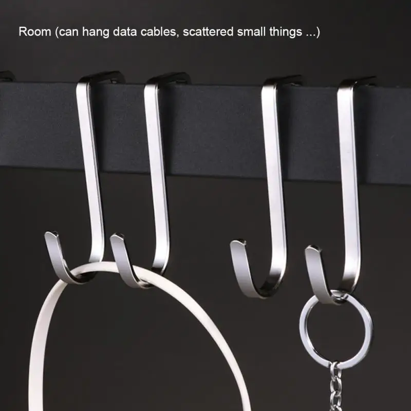 

1pc Stainless Steel Storage Hook For Bathroom Kitchen Wall And Door Organizer Accessories Purse Hooks For Hanging X6X075278