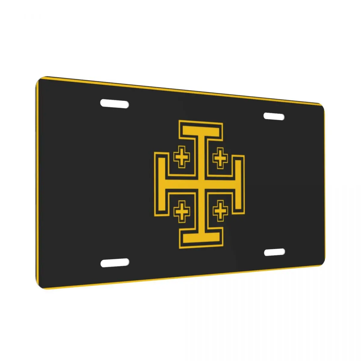 Украшение для автомобильного номерного знака с изображением хранилища в