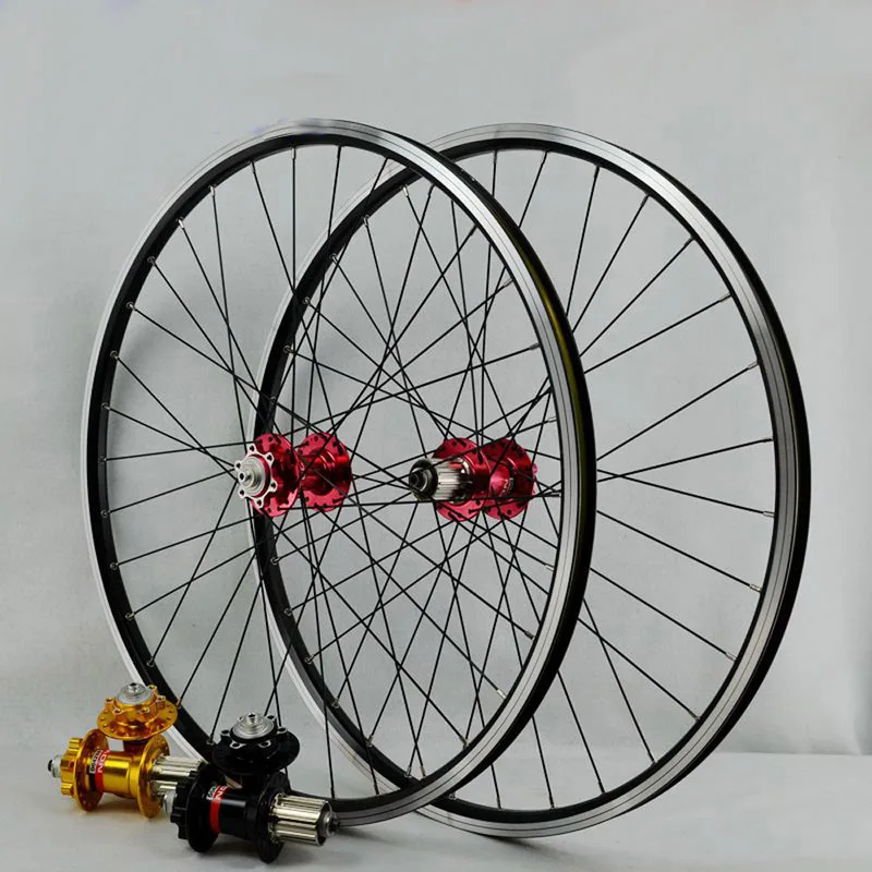 Колесная пара для горного велосипеда колеса 26 дюймов рт. Ст. четыре герметичных