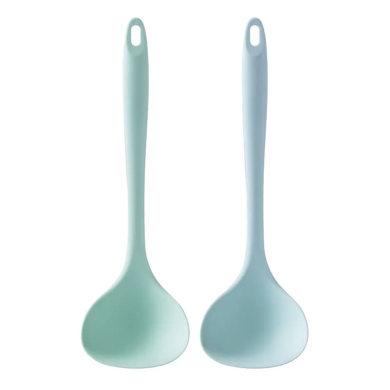 

Anti-scald Silicone Ladle Multifunctional Large Soup Spoon Non-stick Spoons With Long-handle
