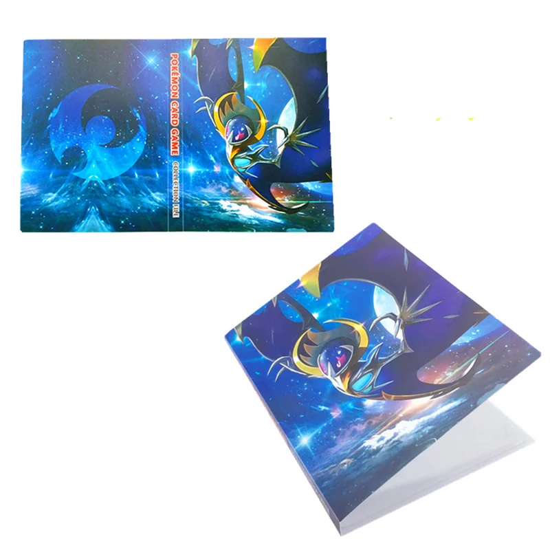 

Pokemon Card Pokemon Cards Binder Collection Album Book Toy Card Protection Handbook for Pokemon GX EX 14 Page Hold 112pcs