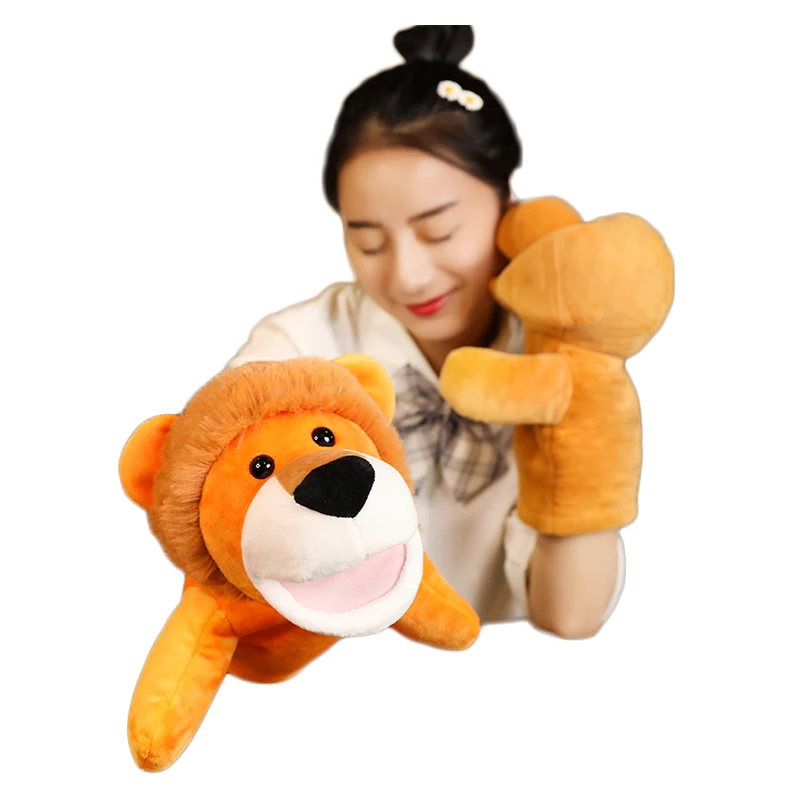 Игрушки плюшевые для детей милая мягкая игрушка в виде слона льва обезьяны