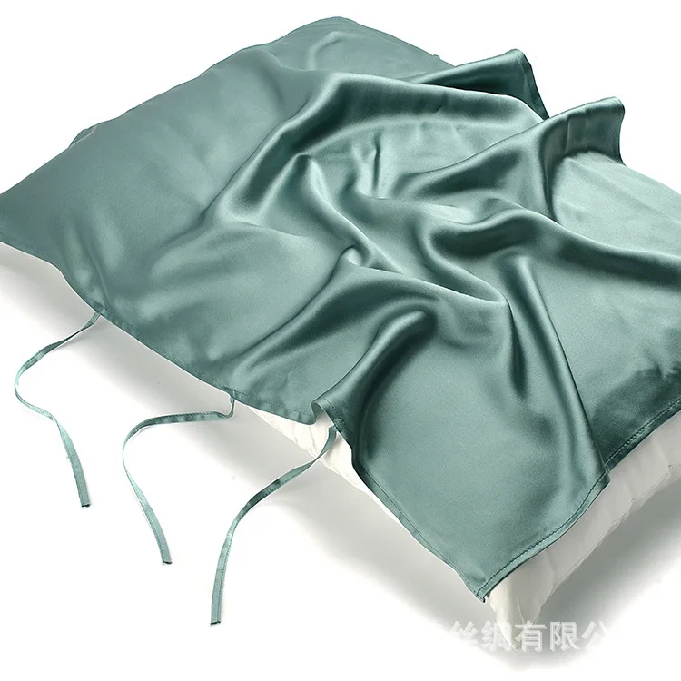 

100% silk Pillow towel pure color Pillow Case 1pcs 52*75cm pillowcase Home