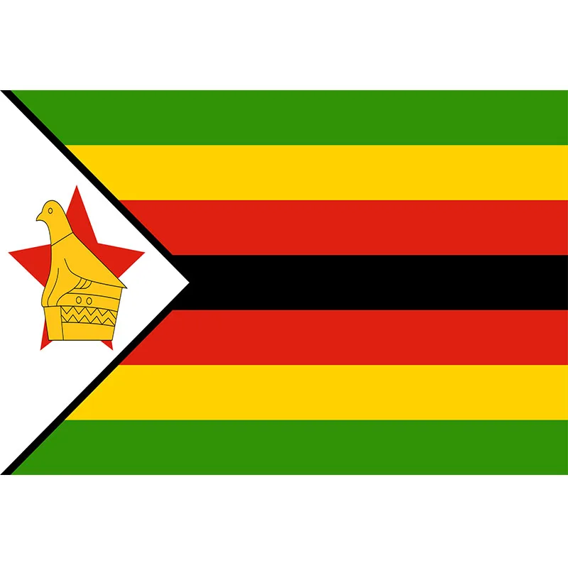 

Zimbabwe Flag Hanging 90x150cm For Decoration