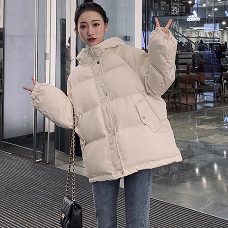Новая зимняя куртка женские парки пальто с капюшоном Женская Толстая теплая