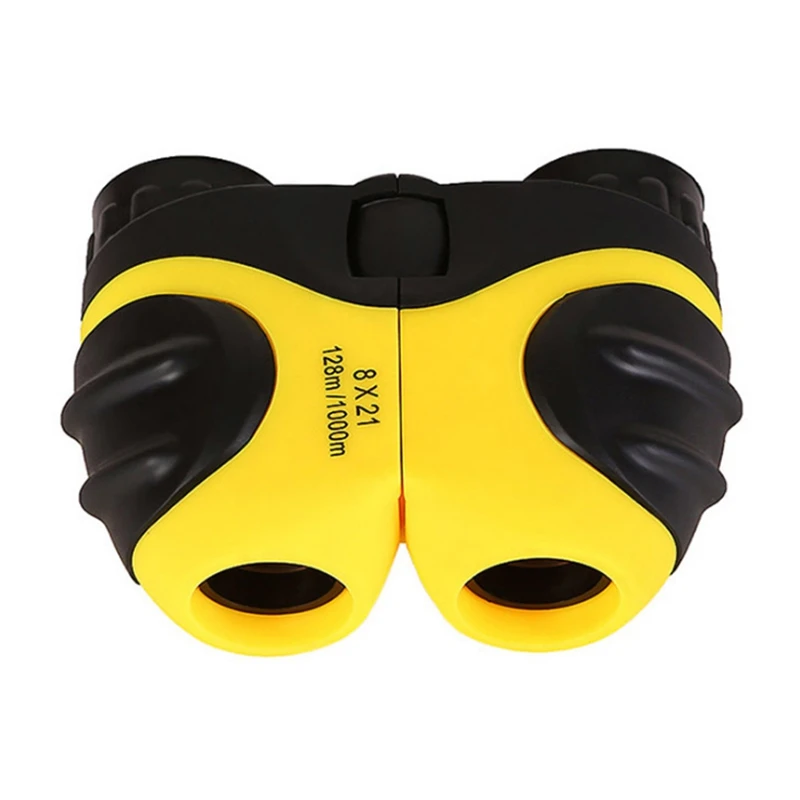 Резиновые детские цветные бинокли с фиксированным зумом Нескользящие
