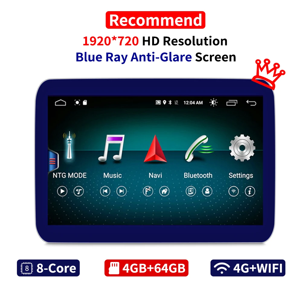 4ram 64rom Krando Android 8,1 8,4 'IPS 4+ 64 синий дисплей стерео радио навигация для BENZ ML-Class W166 2012- мультимедийный плеер gps - Цвет: 4ram 64rom