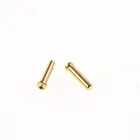 20 шт портом мама Pad гнездового разъема пружинный контакт Пружинные контакты SMTSMD свяжитесь с 7,0 мм Высота Латунь Позолоченные мишень для весна зонд для Коврики