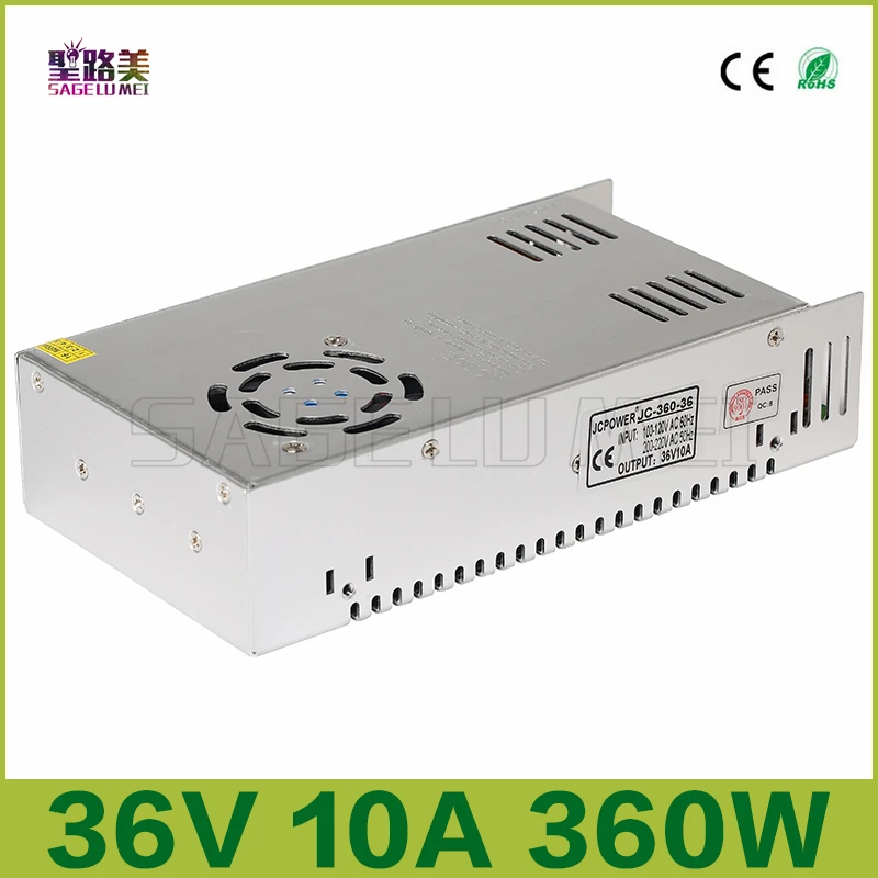 Free shipping DC36V 350W 10A Universal Regulated Switching Power Supply for CCTV Led Radio Lighting Transformers | Лампы и освещение