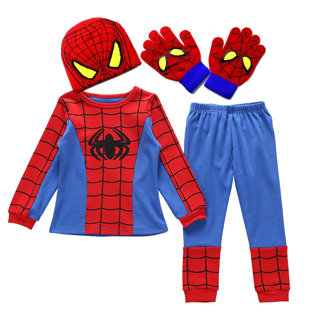 

Disney Girl 6Month 2-10Y Pajamas Kids Cartoon Pijamas Children's Clothing Sets Home Spiderman Boys Cotton Sleepwear Top + Pants
