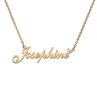 god with love heart personalized character necklace with name josephine for best friend jewelry gift