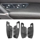 Для VW Golf 7 2014 2015 2016 2017 2018 4 шт. панель подлокотника автомобильной двери из микрофибры кожаный чехол отделка