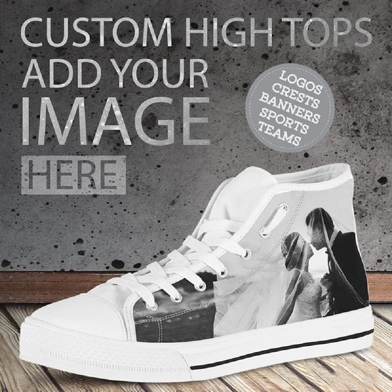 Кроссовки ELVISWORDS мужские в готическом стиле Вулканизированная подошва высокие