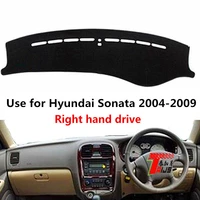 taijs factory avoid light sport polyester fibre car dashboard cover for hyundai sonata 2004 2009 right hand drive