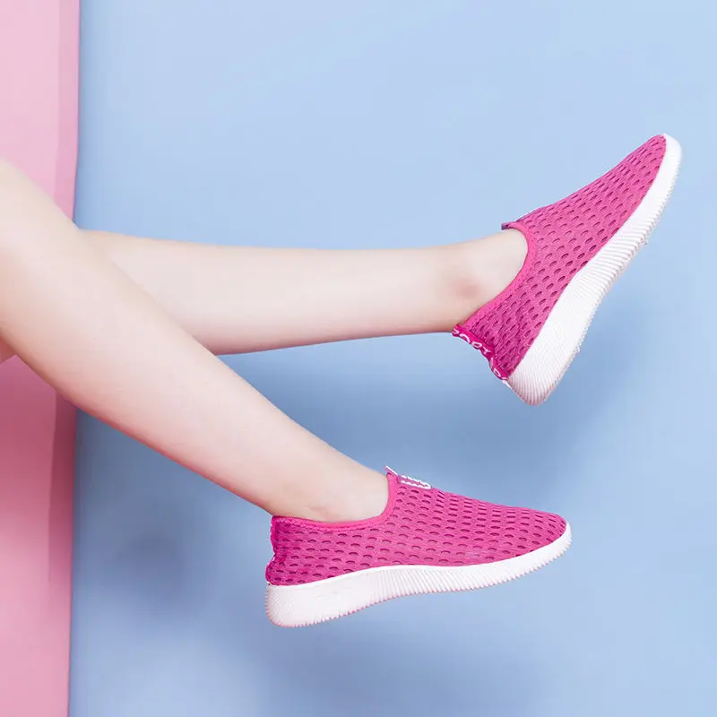 Cresfimix women's casual vulcanize shoes lady spring and summer slip on female breathable light weight mesh zapatos | Обувь