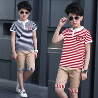 summer boys clothes set 2021 casual children clothing sets short sleeve t shirtshort pants kids suit for boys 5 6 8 10 12 years