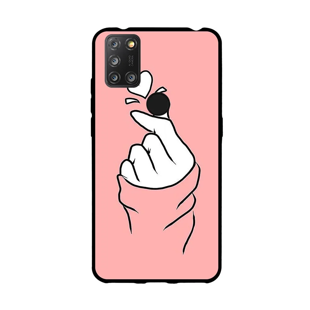 For Alcatel 3X 2020 4CAM Cover Soft TPU Silicone Coque For Alcatel 3X 3 X 2020 4CAM Case Love Bag For Alcatel 3X 2020 Shell Capa