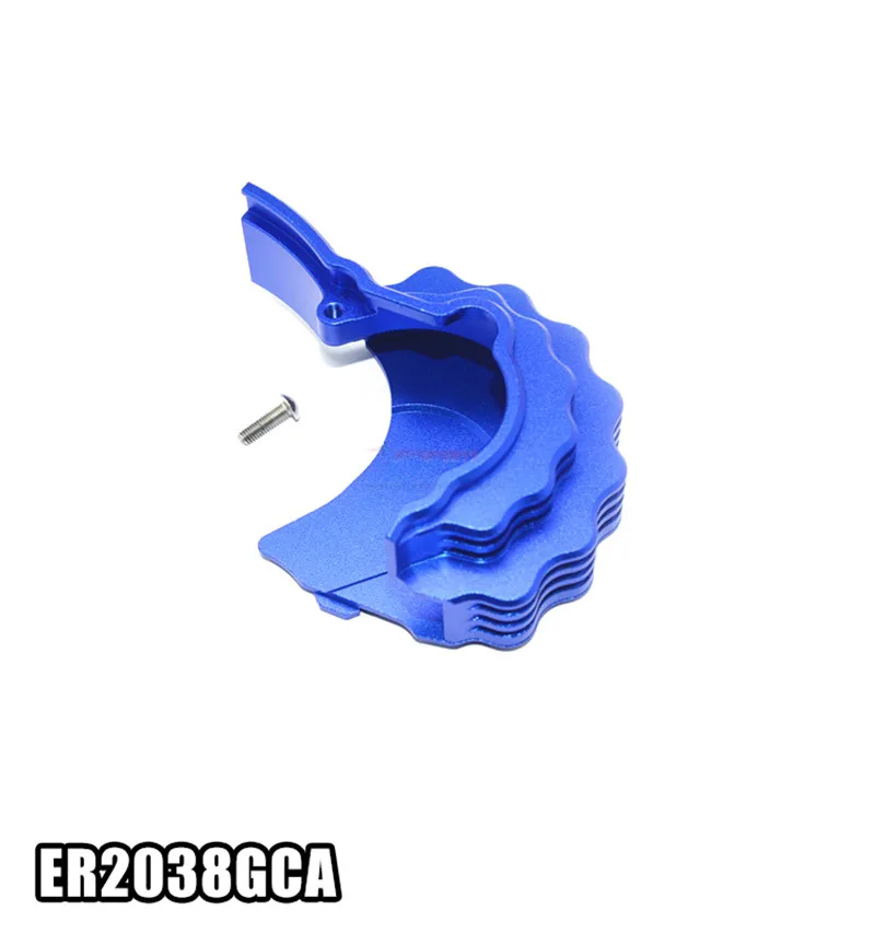 

E REVO 2.0 86086-4 aluminum alloy central main tooth protective cover with heat dissipation pattern-piece