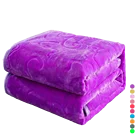 Гкв. М фланелевые одеяла с тиснением на весну и зиму однотонные мягкие теплые пушистые покрывала для дивана покрывало коралловые флисовые одеяла