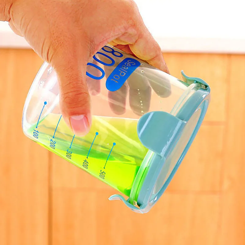 

Plastic round storage box sealed cans food preservation transparent container household storage tool accessories moisture-proof