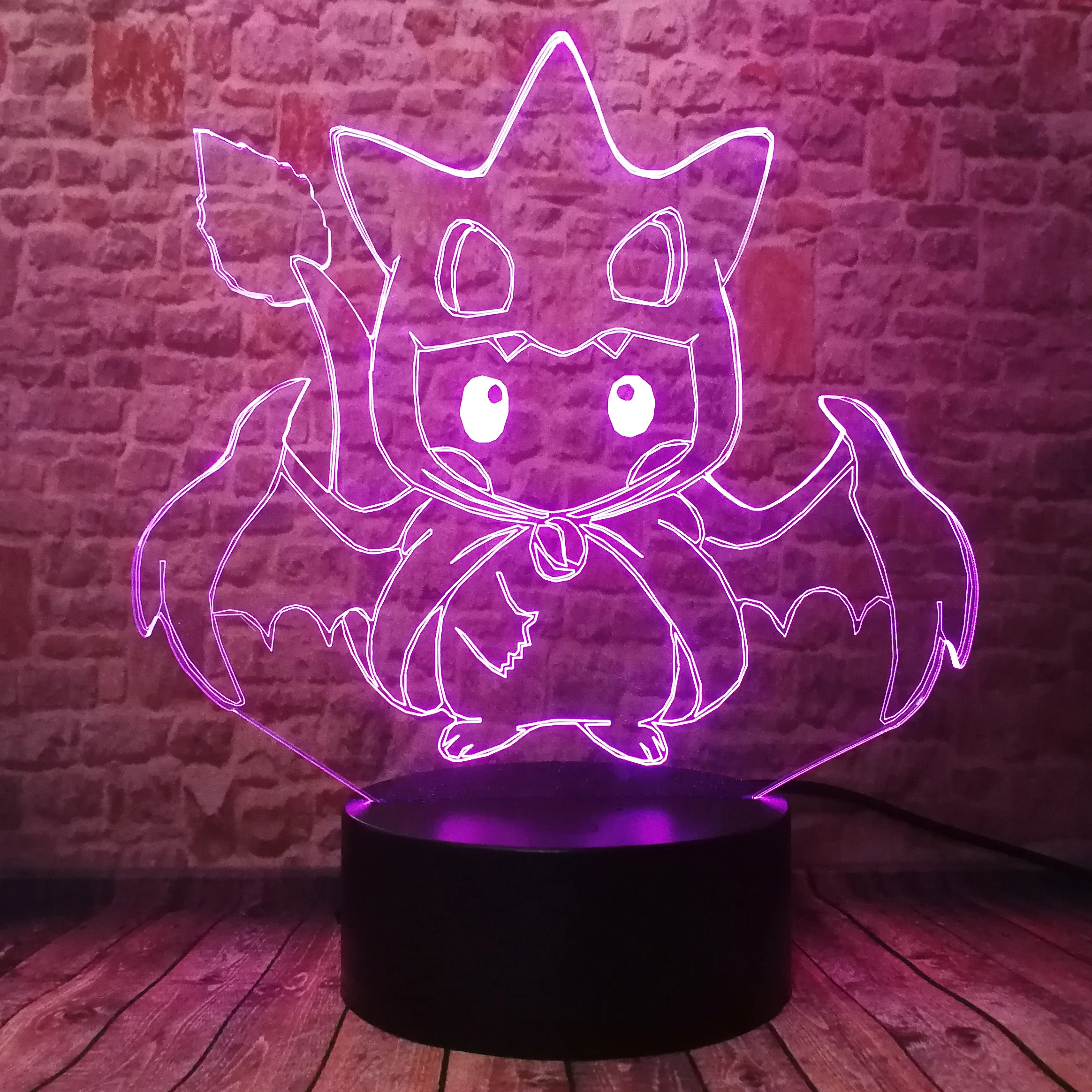 Покемон го фигурка 3D RGB лампа Пикачу Eevee черепаха птица огонь Дракон Pokeball мяч Bulbasaur