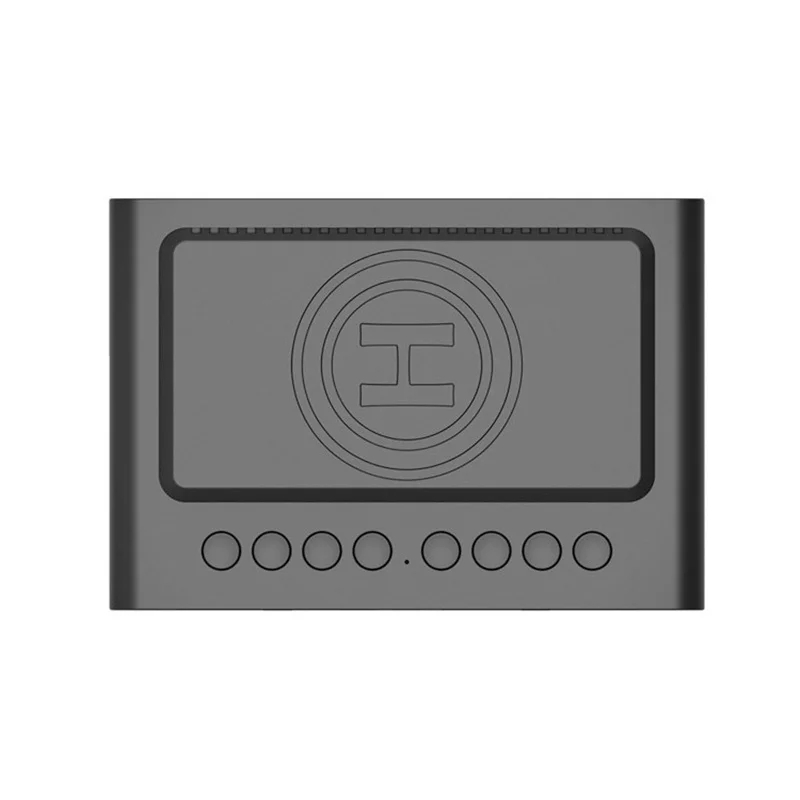 Multi-function portable clock Bluetooth speaker stereo support wireless charging TF memory card AUX mirror alarm | Электроника