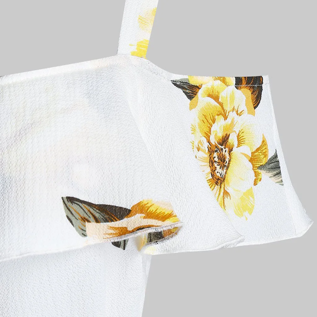 Женское модное платье с коротким рукавом и принтом подсолнуха женское