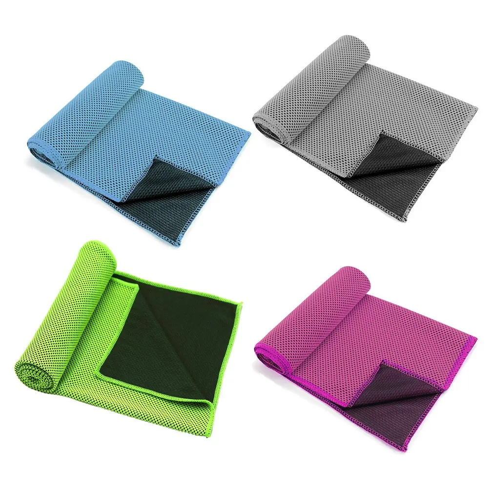 

4pcs Cooling Towel Affordable Combination Super Absorbent Cooling Towel for Sports Fitness Yoga Travel Quick-drying No Odor
