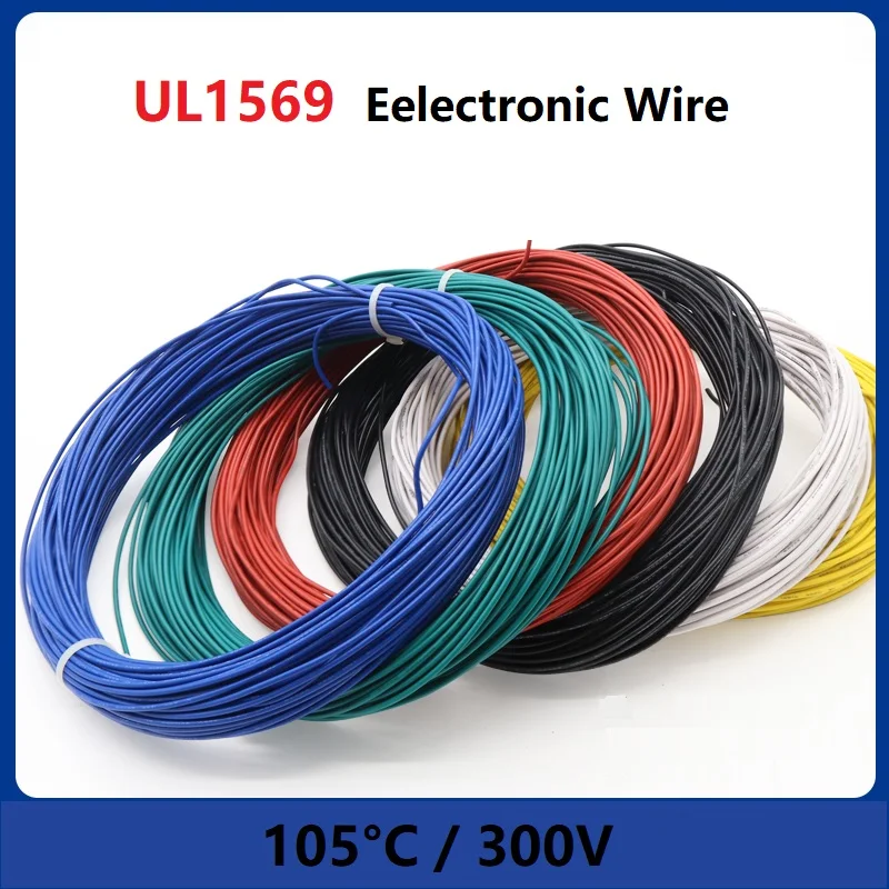 Провод из ПВХ UL1569 24awg диаметр 1 4 мм изолированный медный провод луженой меди OFC