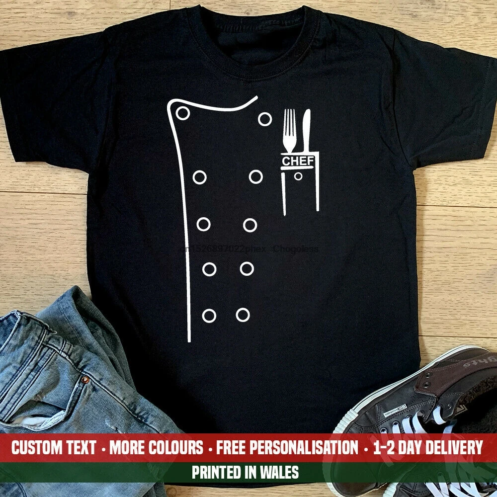Футболка шеф-повара-Смешная Веселая форма для приготовления пищи шеф-поваров
