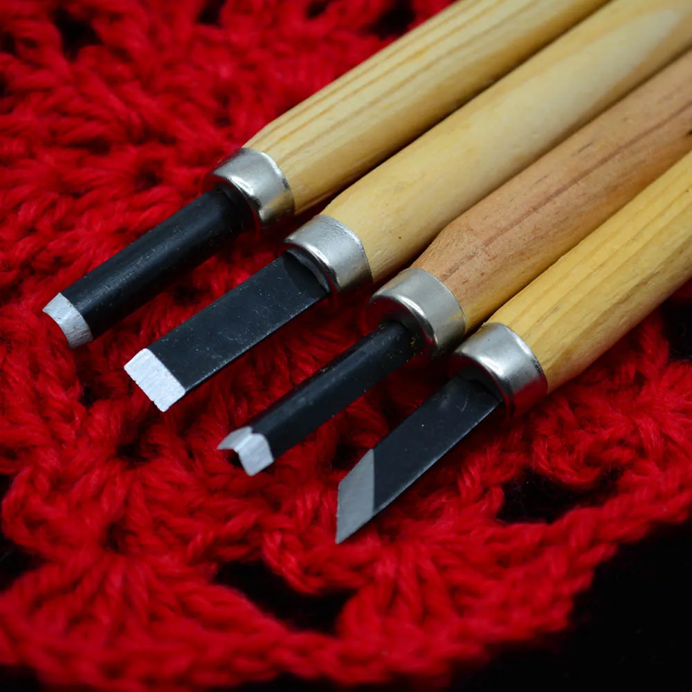 4 шт./набор набор ножей для резьбы по дереву|Резьба| |