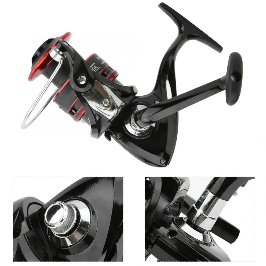 Высокопрочная металлическая спиннинговая Рыболовная катушка складная левый и