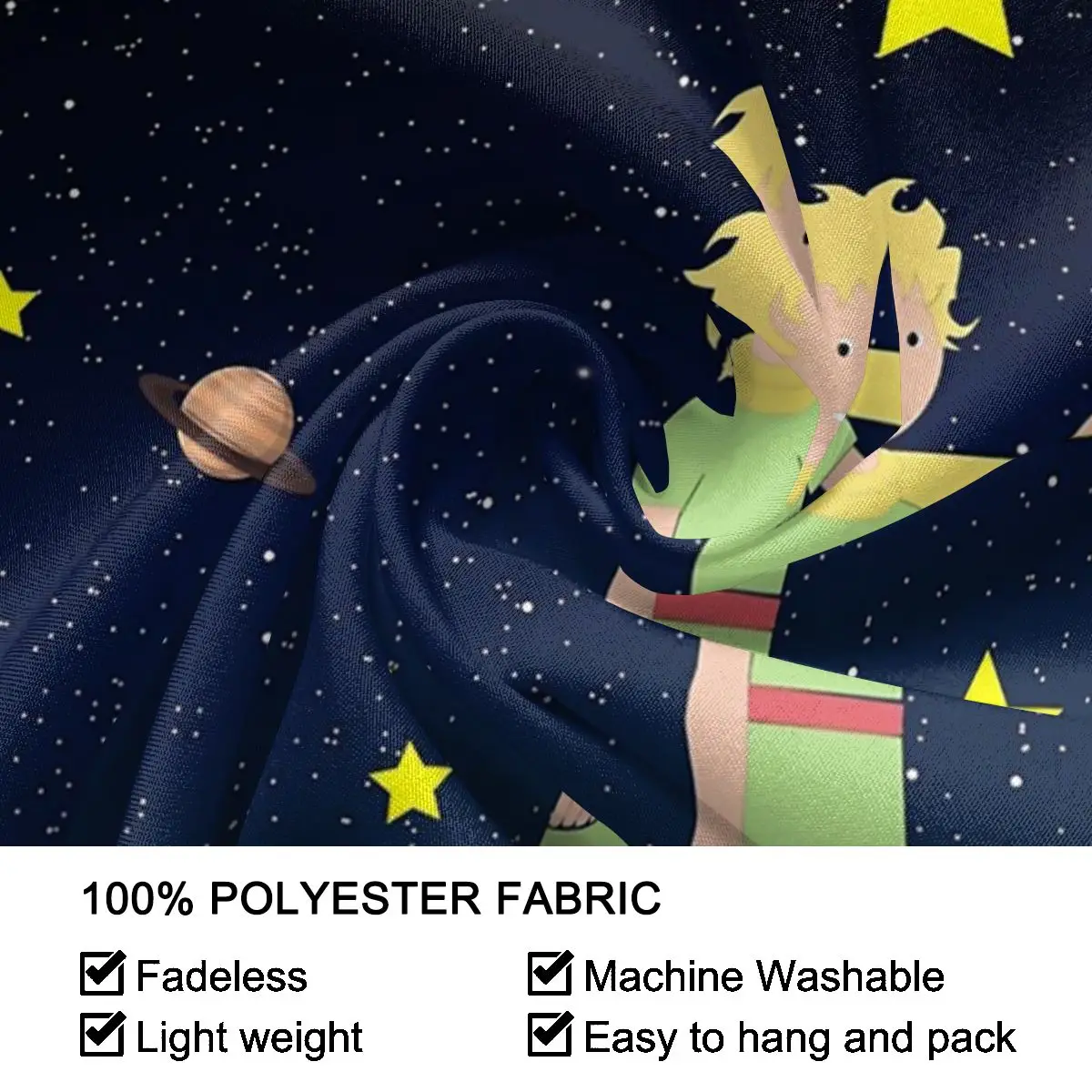 

The Little Prince Tapestry Wall Hanging Wall Decor Planet France Rose Fox Wall Cloth Polyester Home Decoration Printed