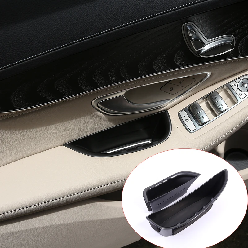 Коробка для хранения дверных ручек Mercedes Benz W205 c класс GLC C180 C200 C260 2015 2016 лоток