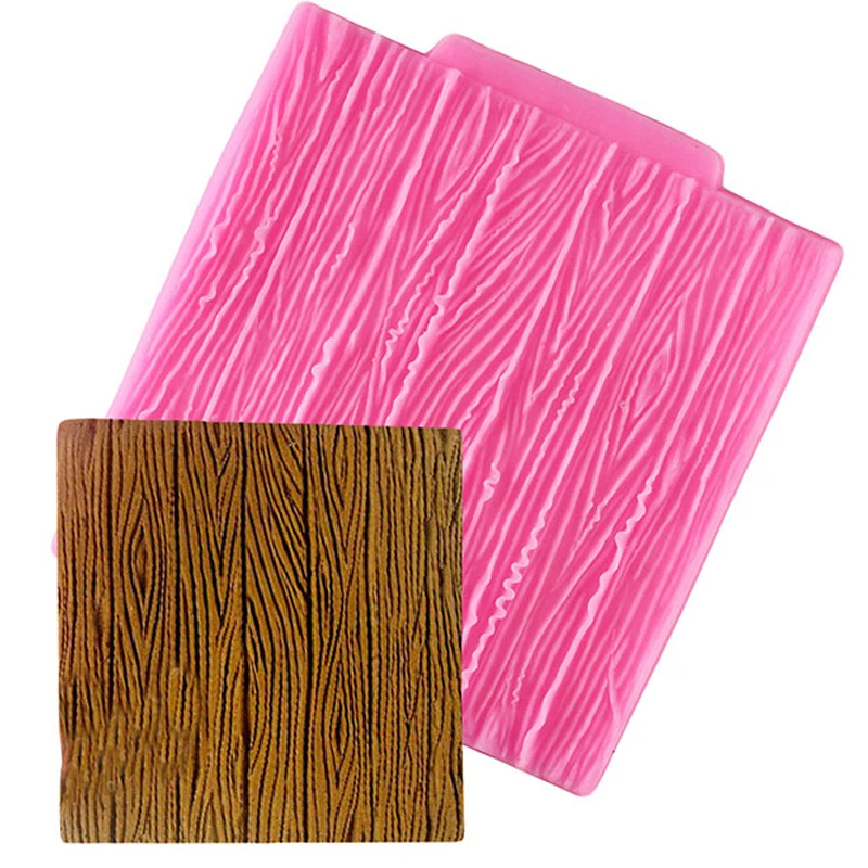 Силиконовая форма для выпечки 1 шт. текстура дерева шоколадные формы мастики