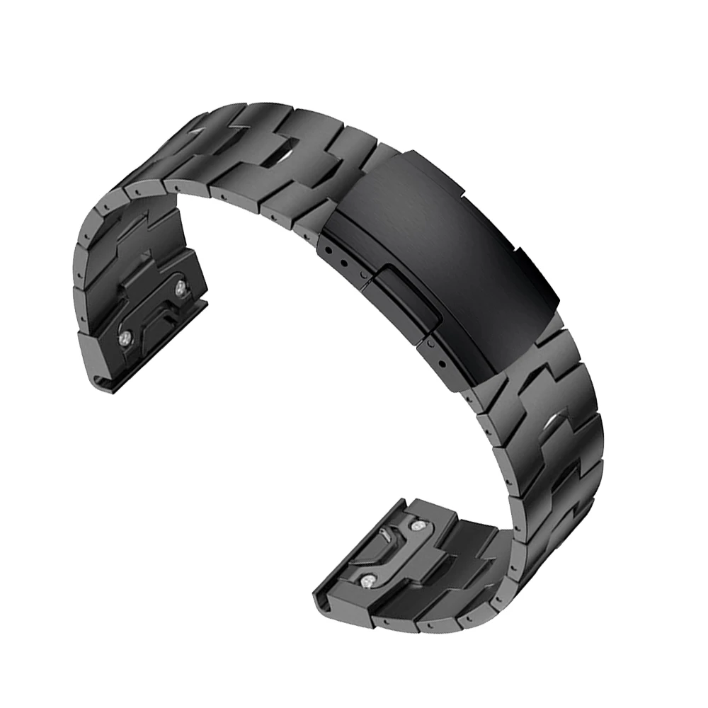 

QuickFit 22mm Watch bands For Garmin Forerunner 945 LTE 935 Titanium alloy +Metal Stainless steel clasp Strap Bracelet Watchband