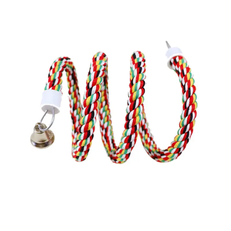 Новое поступление жердочка для птицы Игрушка попугай хлопок тканевая Веревка