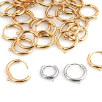 5pcs high quality stainless steel earring hook clasp french earring hooks making for diy jewelry accessories handmade parts