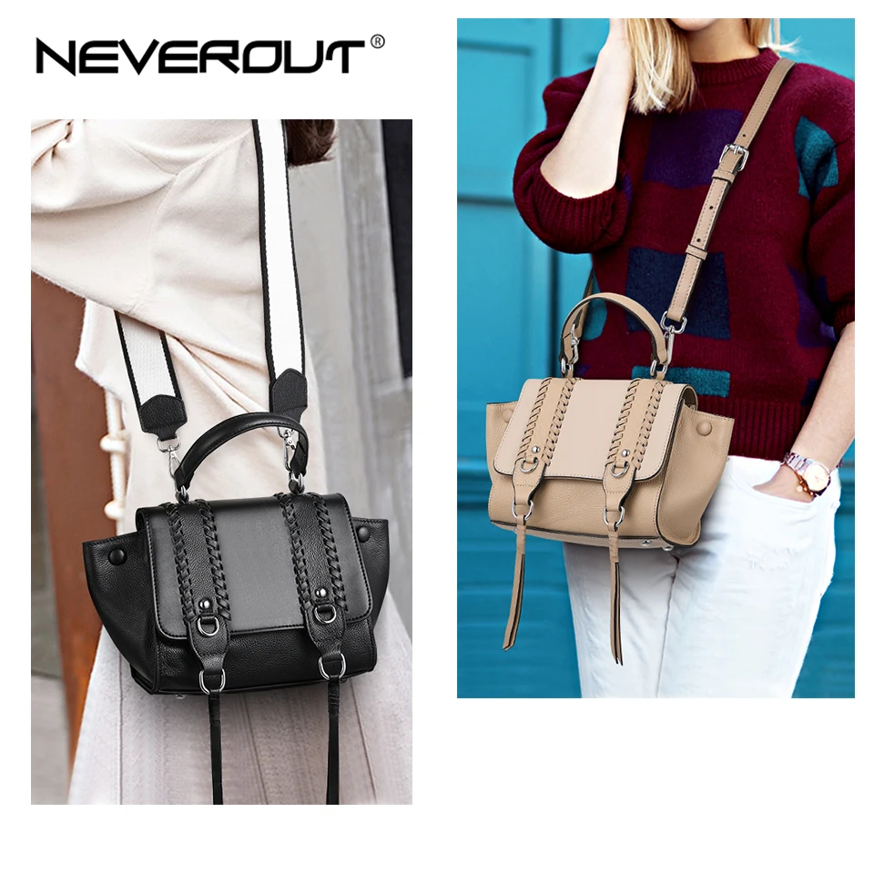 NEVEROUT сумка на плечо из натуральной кожи роскошные сумки женские дизайнерские
