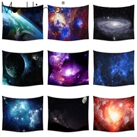 galaxy tapestry space witchcraft psychedelic wall tapestry home decoration bedspread fabric star universe polyester tapestries