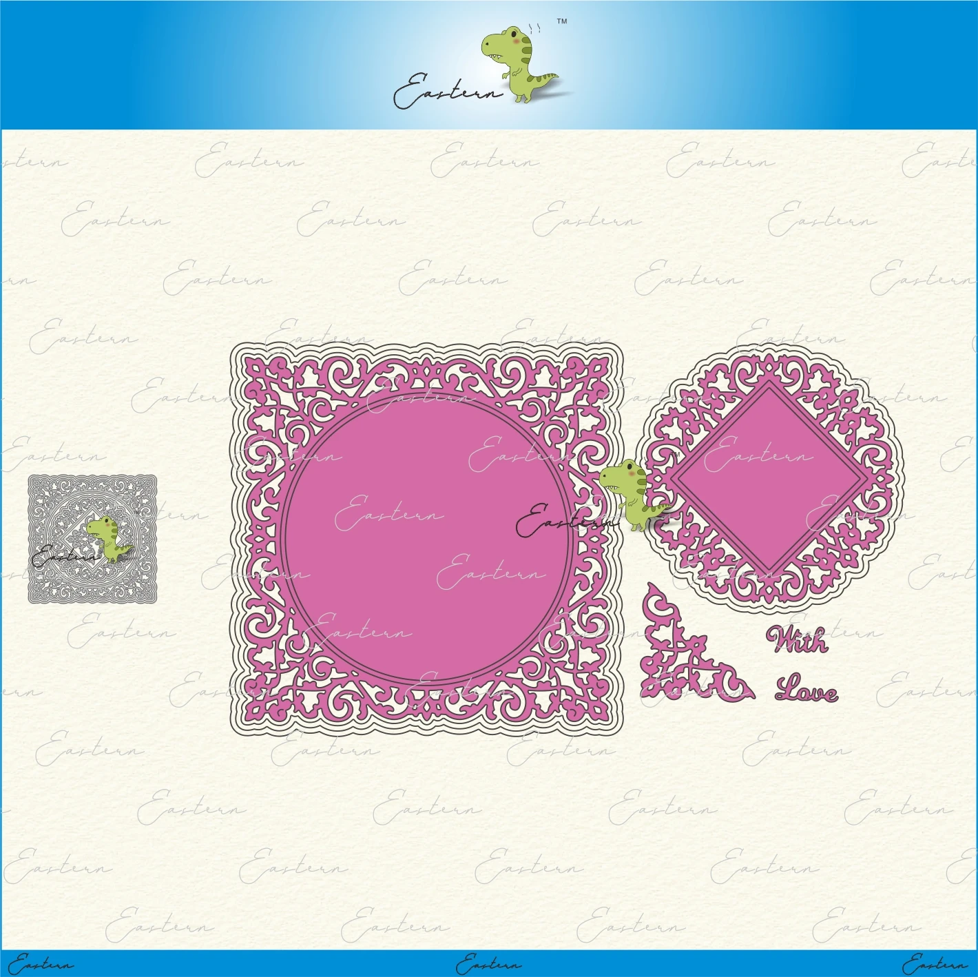 Замечательная рамка 2 вырубных штампа новинка 2020 металлическая форма штампы