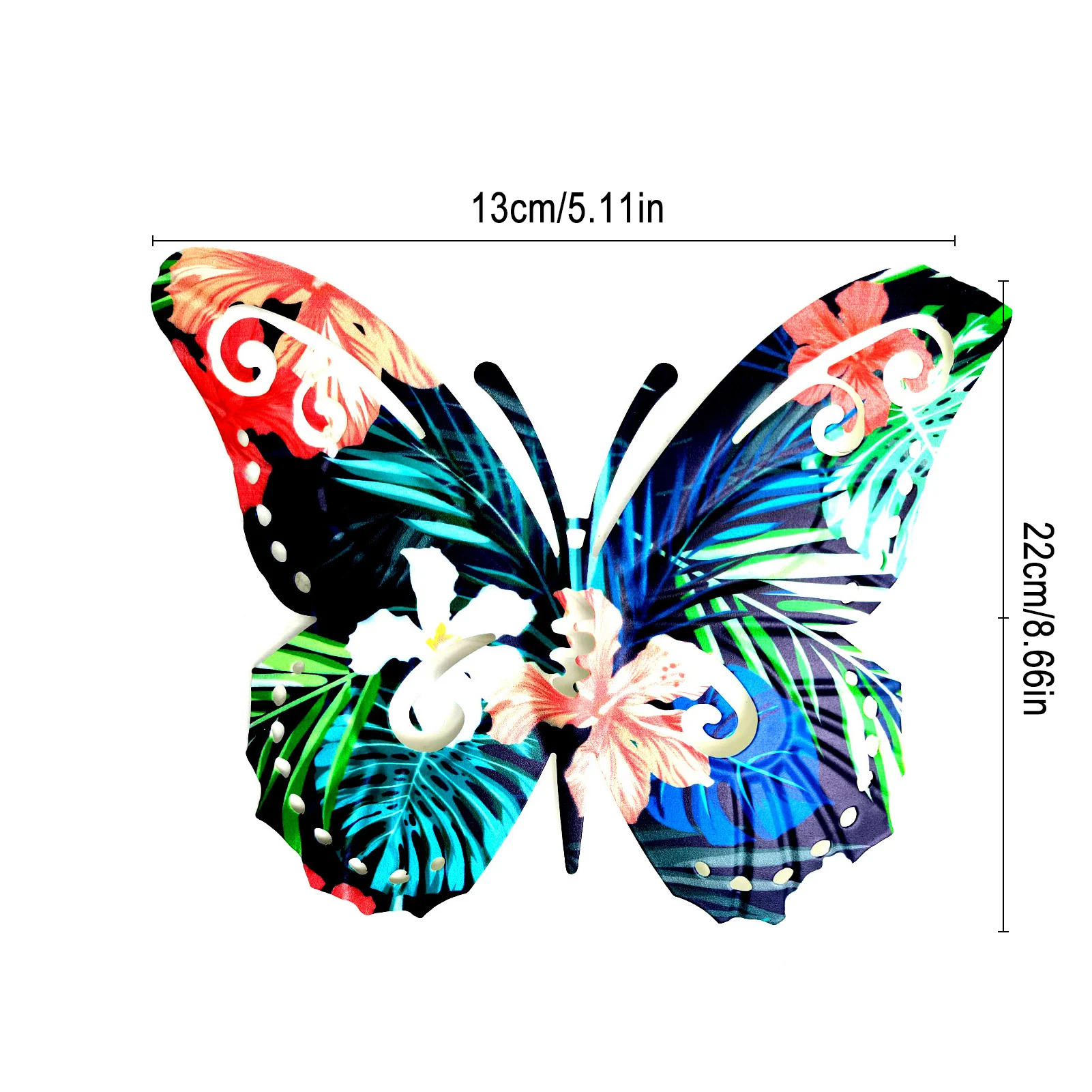 

Metal Butterfly Wall Decoration Hanging Sculpture Wall Artwork Garden Decoration Miniaturas Animal Outdoor Statues for Yard