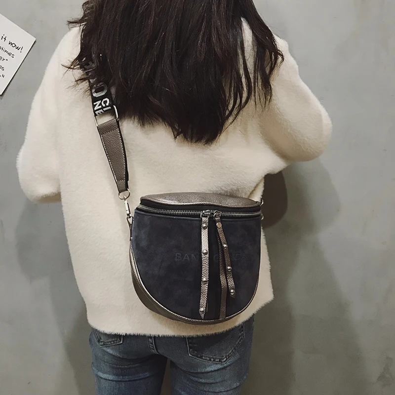 Женская сумка через плечо модная женская в стиле ретро матовая Осень-зима 2020 |