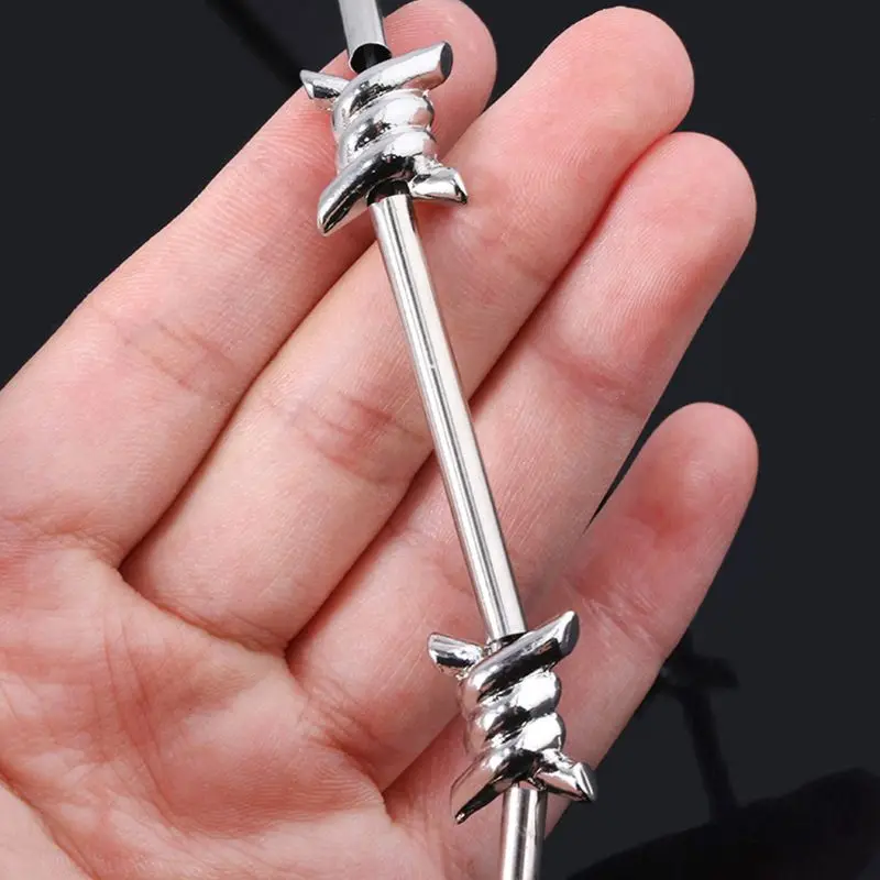 Модные мужские и женские носки ожерелье в стиле панк Рок шипы цепочка с кулоном